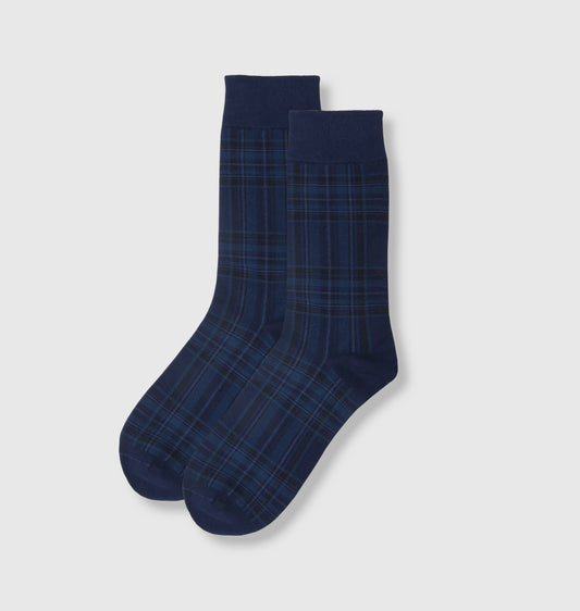 Royal Stewart Blue Tartan Socks
