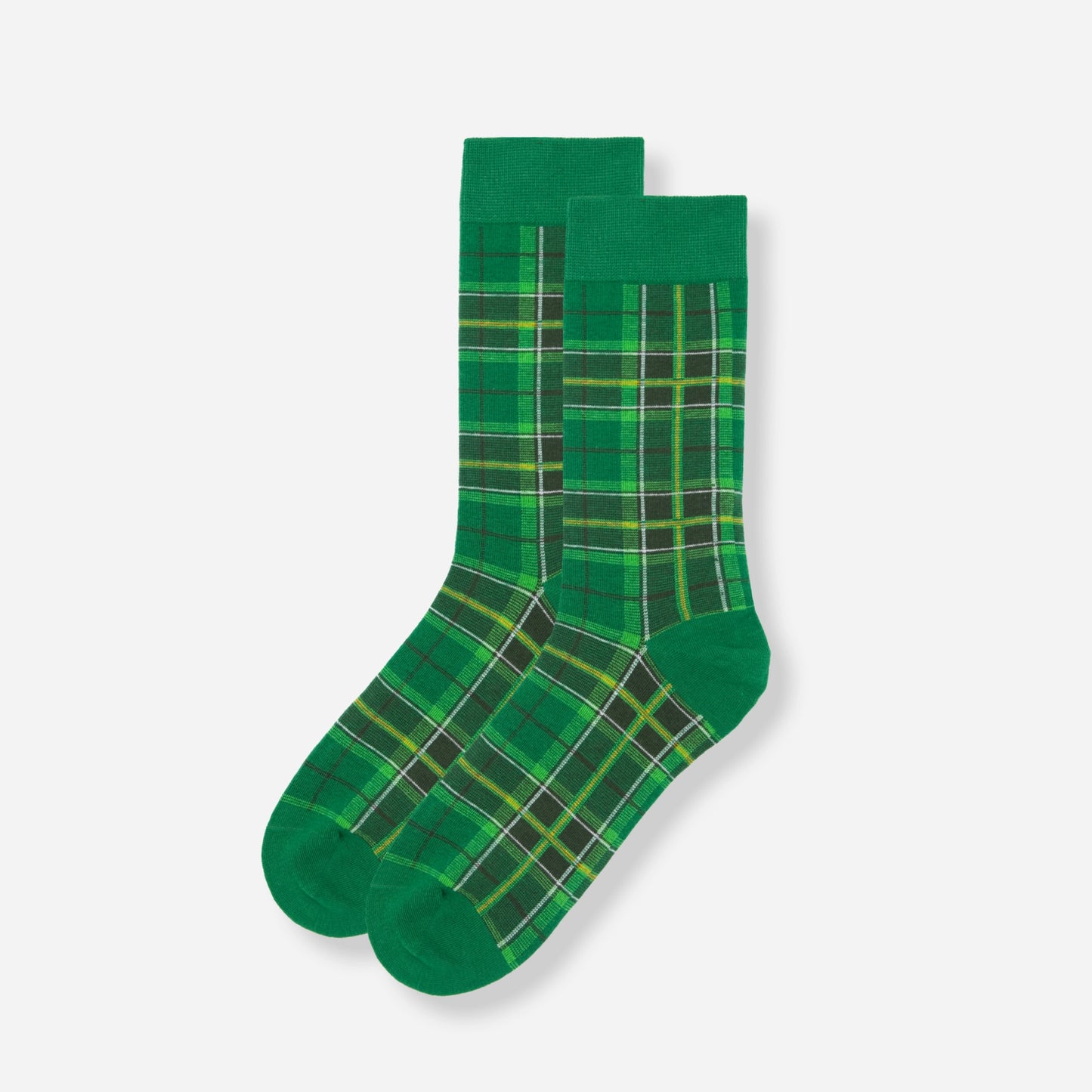 Irish Green Tartan Socks